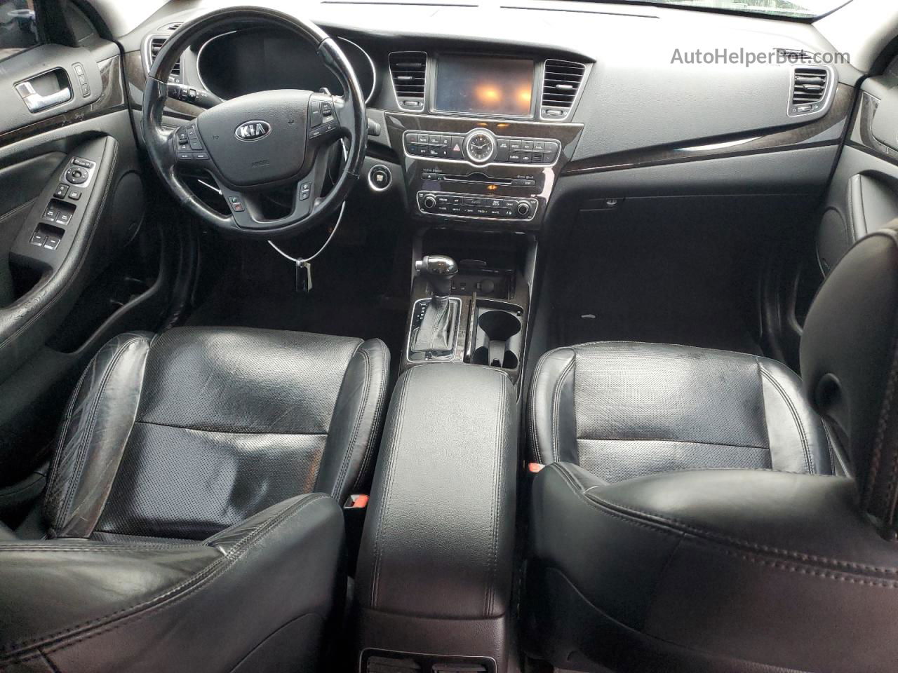 2014 Kia Cadenza Premium Серый vin: KNALN4D70E5166474