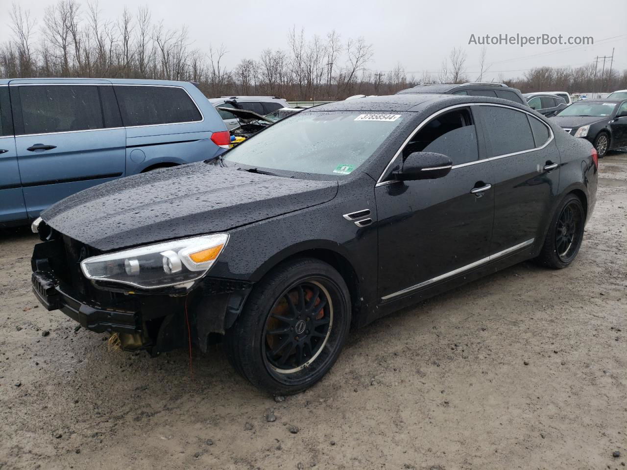 2016 Kia Cadenza Luxury Черный vin: KNALN4D70G5211612