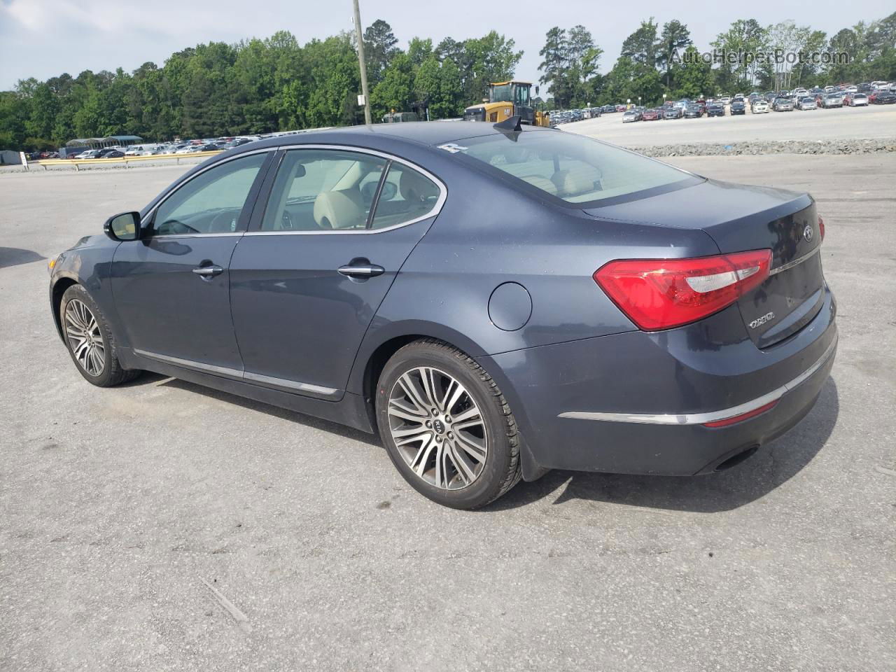 2014 Kia Cadenza Premium Blue vin: KNALN4D71E5125576