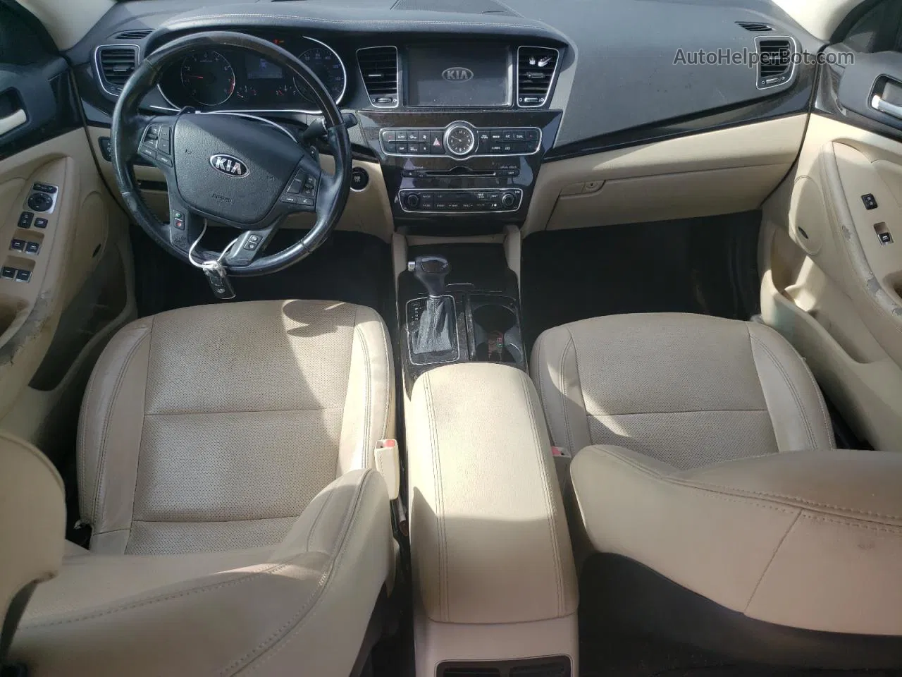 2014 Kia Cadenza Premium Синий vin: KNALN4D71E5125576