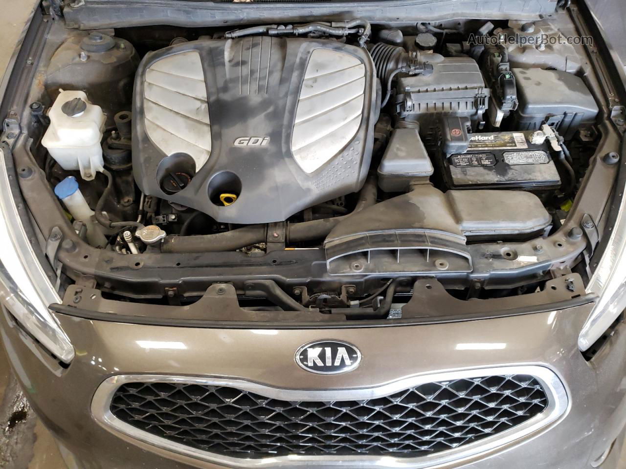 2014 Kia Cadenza Premium Золотой vin: KNALN4D71E5134486