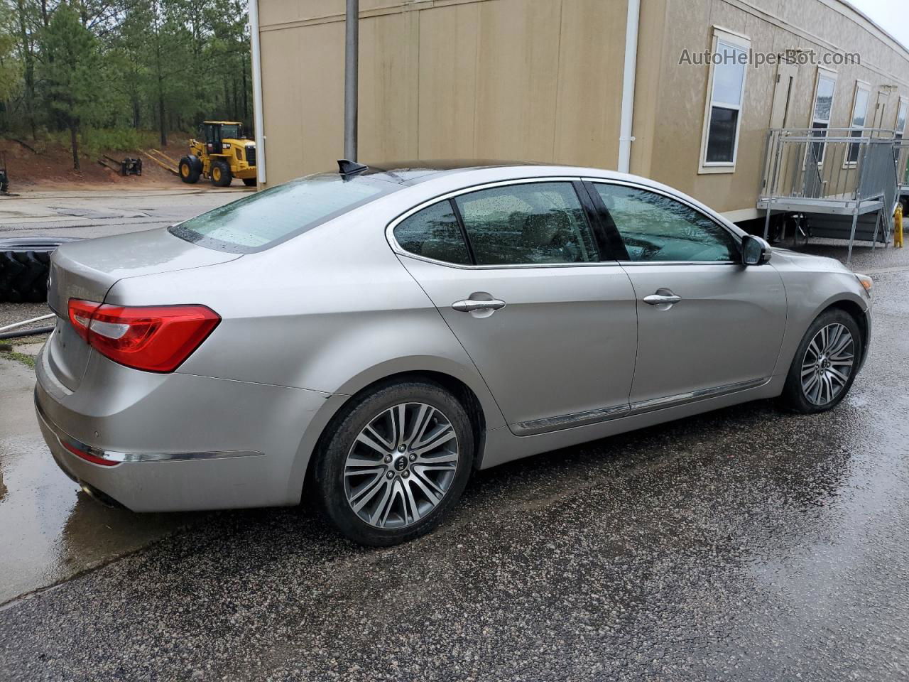 2014 Kia Cadenza Premium Silver vin: KNALN4D71E5134505