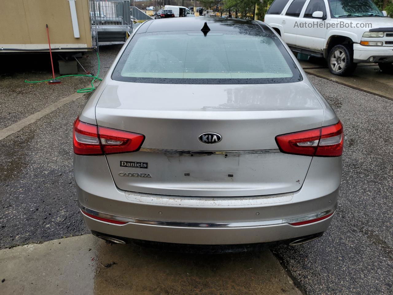 2014 Kia Cadenza Premium Silver vin: KNALN4D71E5134505