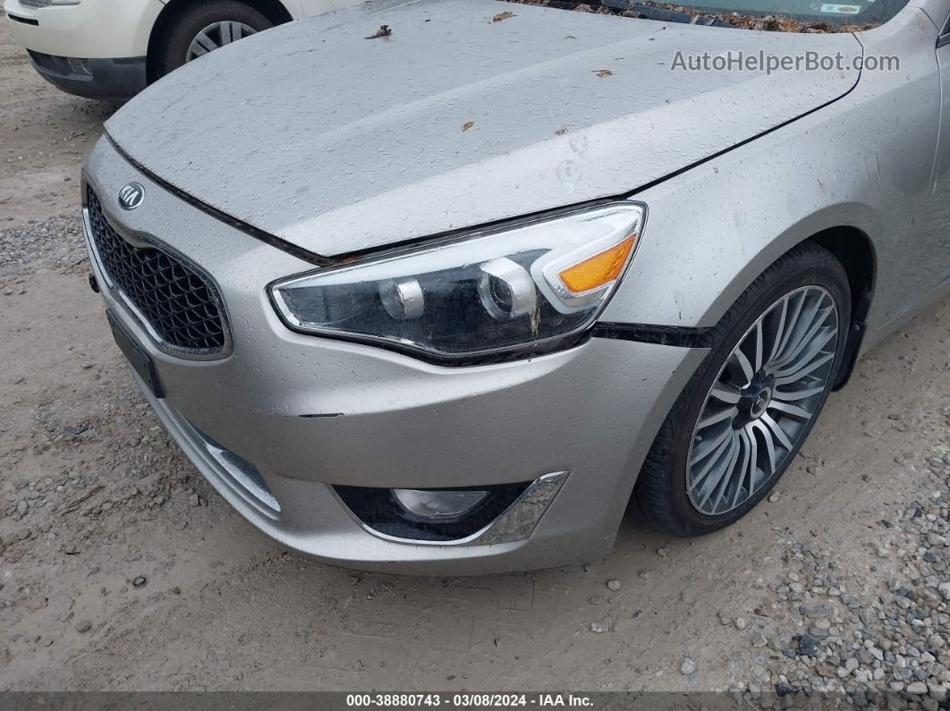 2014 Kia Cadenza Premium Silver vin: KNALN4D71E5134875