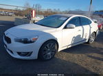 2014 Kia Cadenza Premium White vin: KNALN4D71E5139638