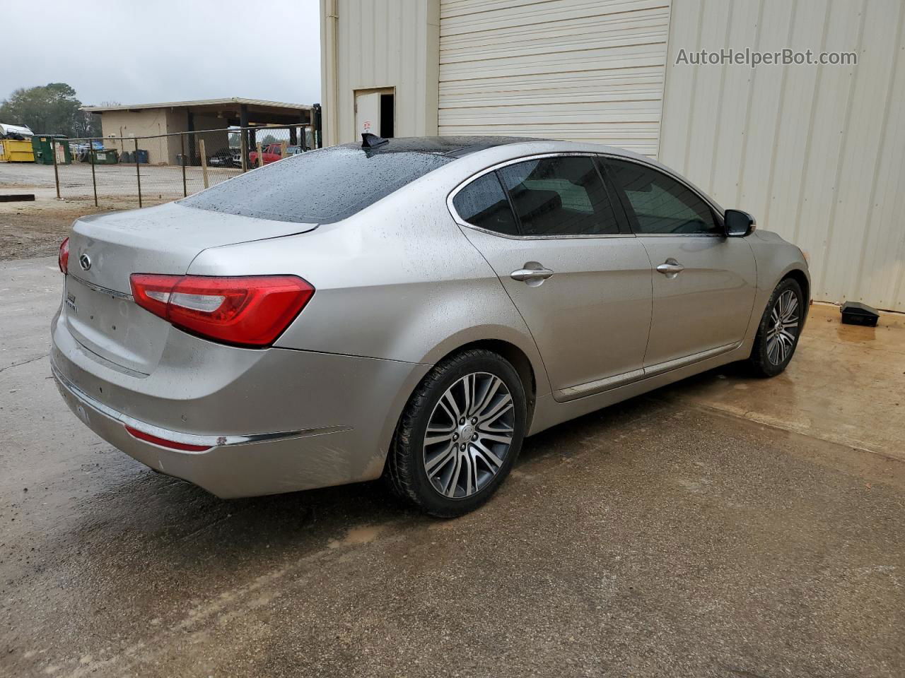 2014 Kia Cadenza Premium Silver vin: KNALN4D71E5139896