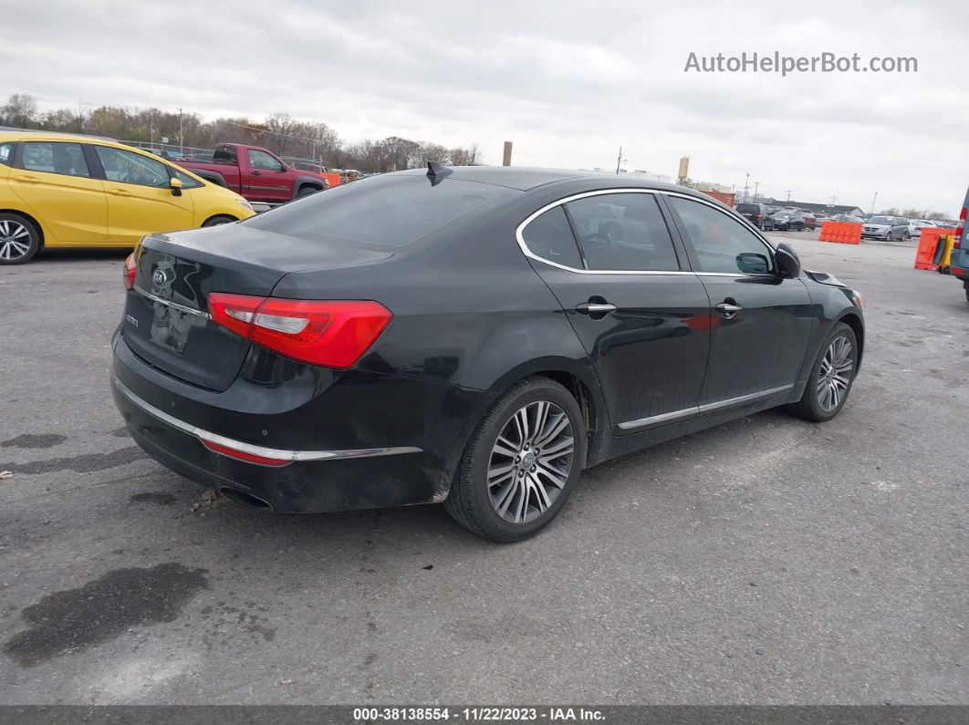 2014 Kia Cadenza Premium Black vin: KNALN4D71E5163826