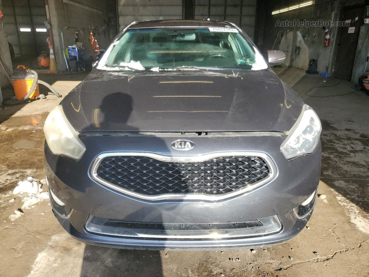 2014 Kia Cadenza Premium Charcoal vin: KNALN4D71E5166662