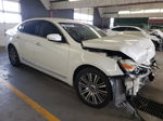 2014 Kia Cadenza Premium White vin: KNALN4D71E5167519