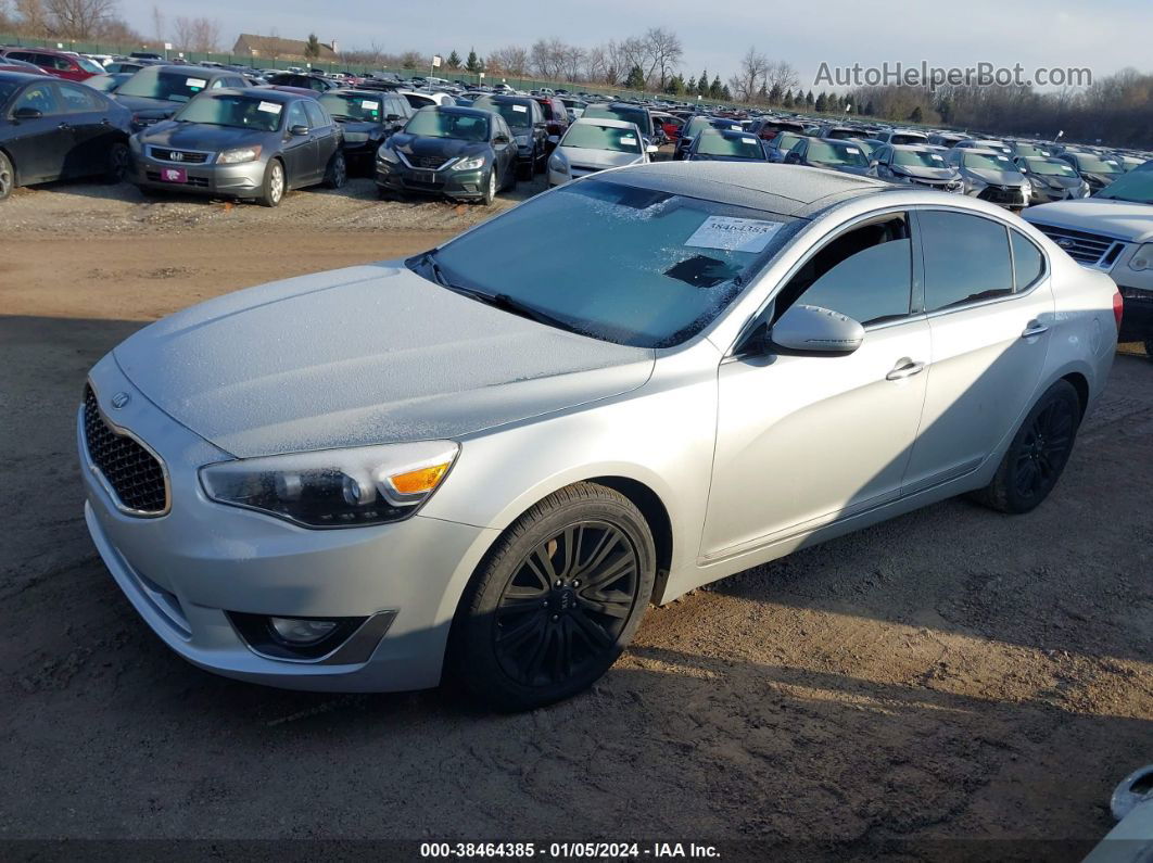 2016 Kia Cadenza Premium Silver vin: KNALN4D71G5211201