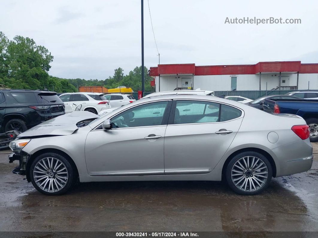 2014 Kia Cadenza Premium Silver vin: KNALN4D72E5116806