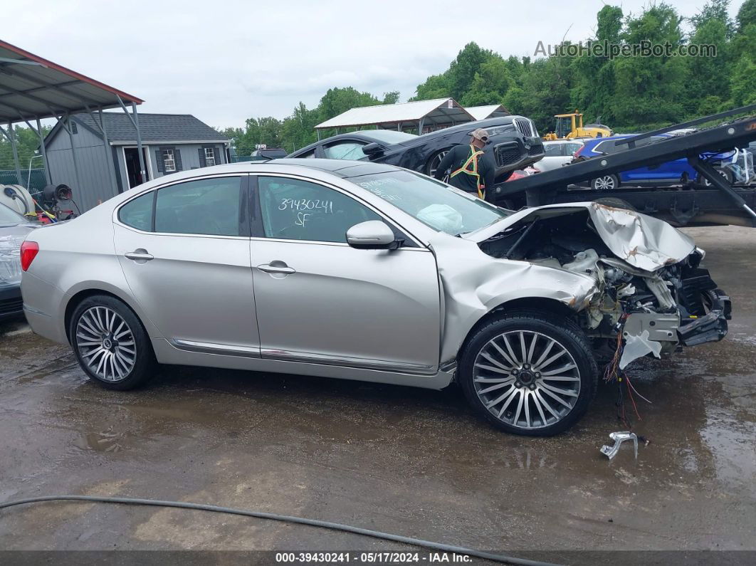 2014 Kia Cadenza Premium Silver vin: KNALN4D72E5116806