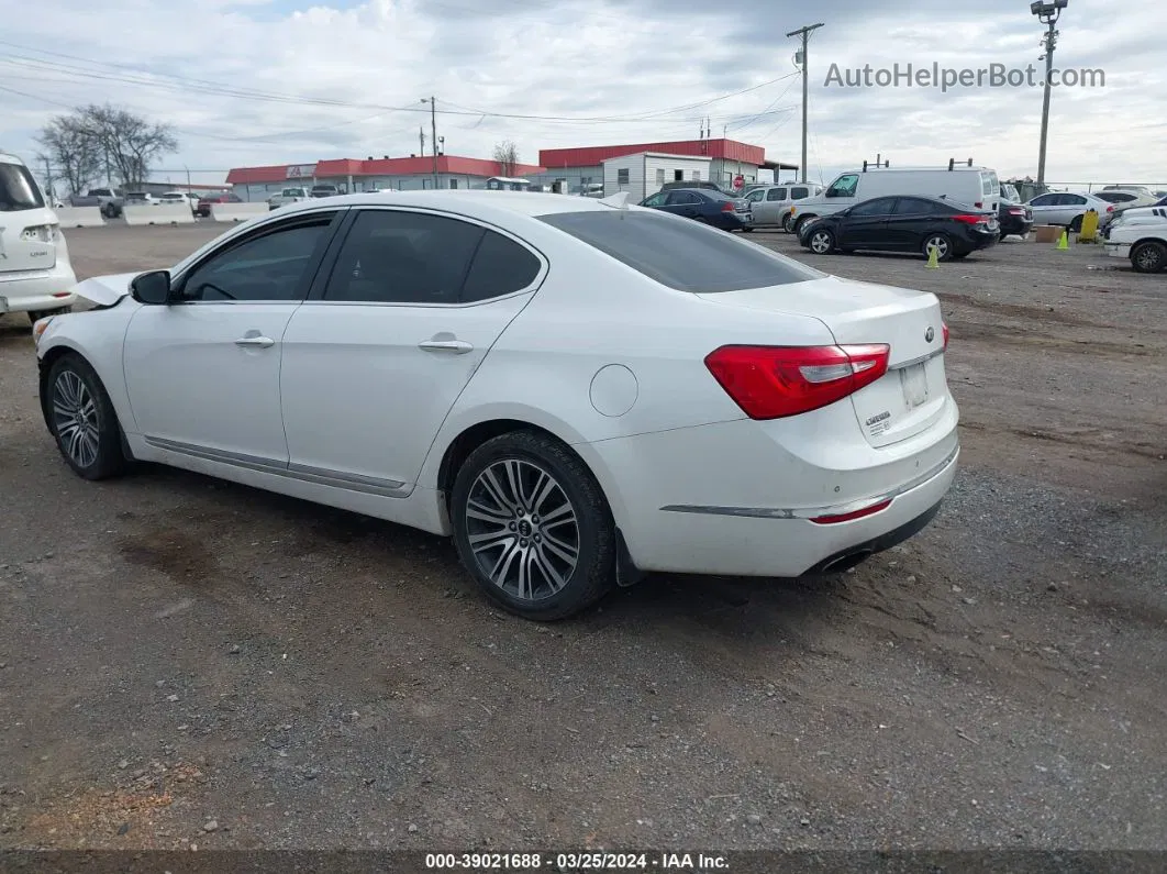 2014 Kia Cadenza Premium Белый vin: KNALN4D72E5128244