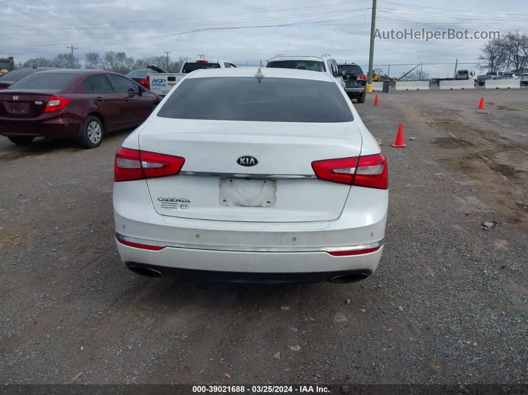 2014 Kia Cadenza Premium Белый vin: KNALN4D72E5128244