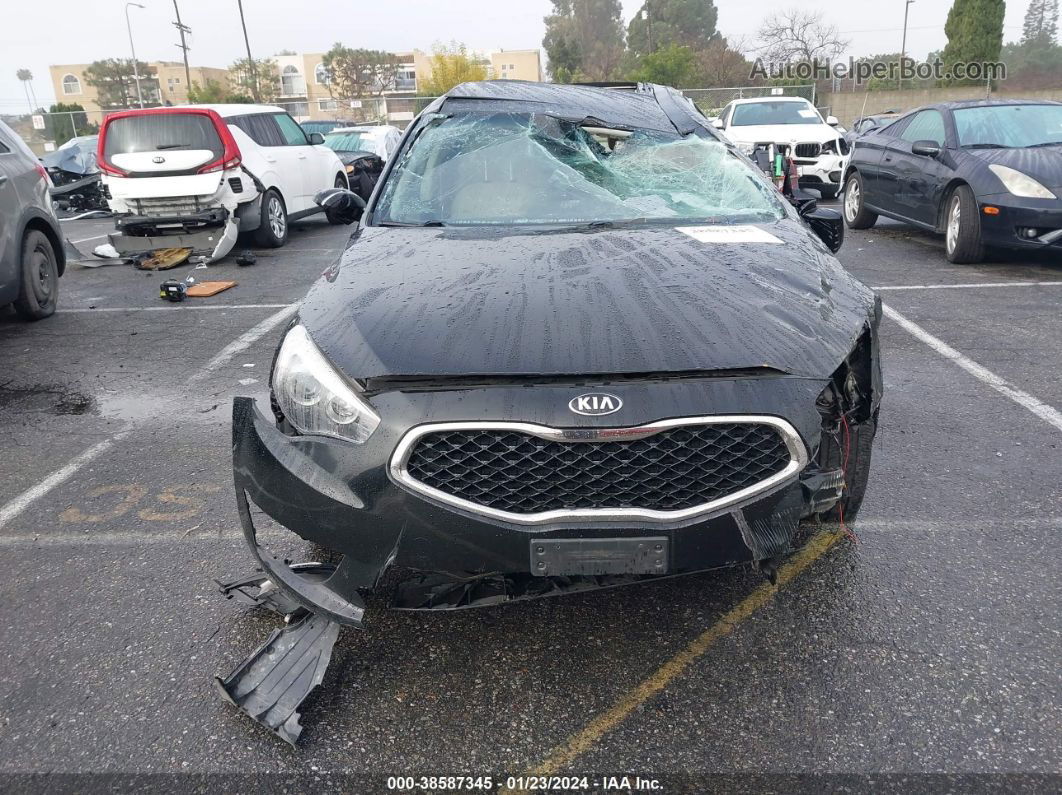 2014 Kia Cadenza Premium Black vin: KNALN4D72E5131449