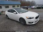 2014 Kia Cadenza Premium White vin: KNALN4D72E5133637