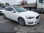 2014 Kia Cadenza Premium White vin: KNALN4D72E5135050