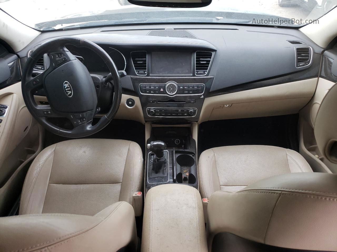 2014 Kia Cadenza Premium Черный vin: KNALN4D72E5140457