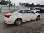 2014 Kia Cadenza Premium White vin: KNALN4D72E5143522