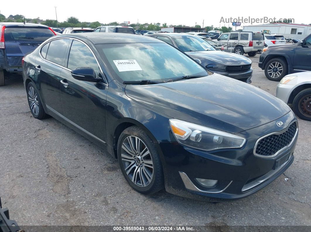 2014 Kia Cadenza Premium Black vin: KNALN4D72E5145514