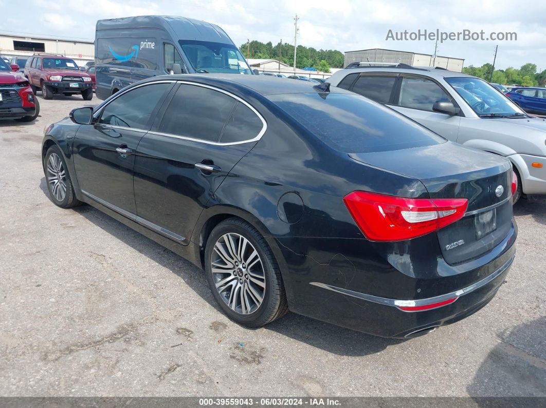 2014 Kia Cadenza Premium Black vin: KNALN4D72E5145514