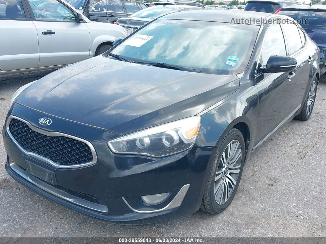 2014 Kia Cadenza Premium Black vin: KNALN4D72E5145514