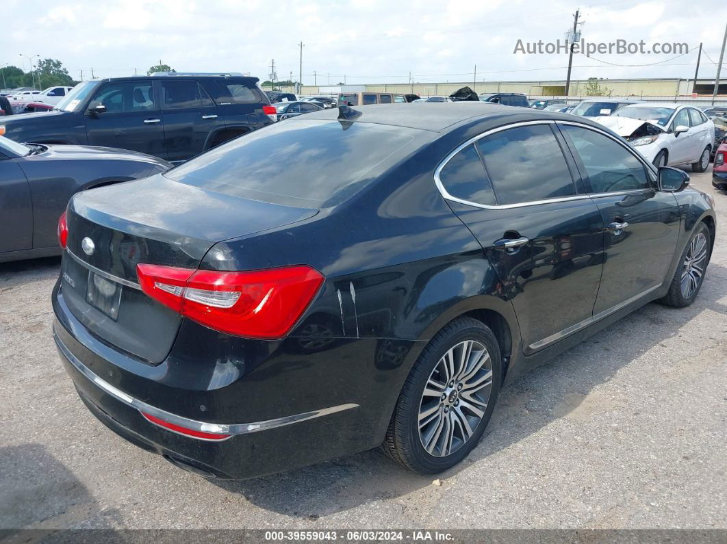 2014 Kia Cadenza Premium Black vin: KNALN4D72E5145514