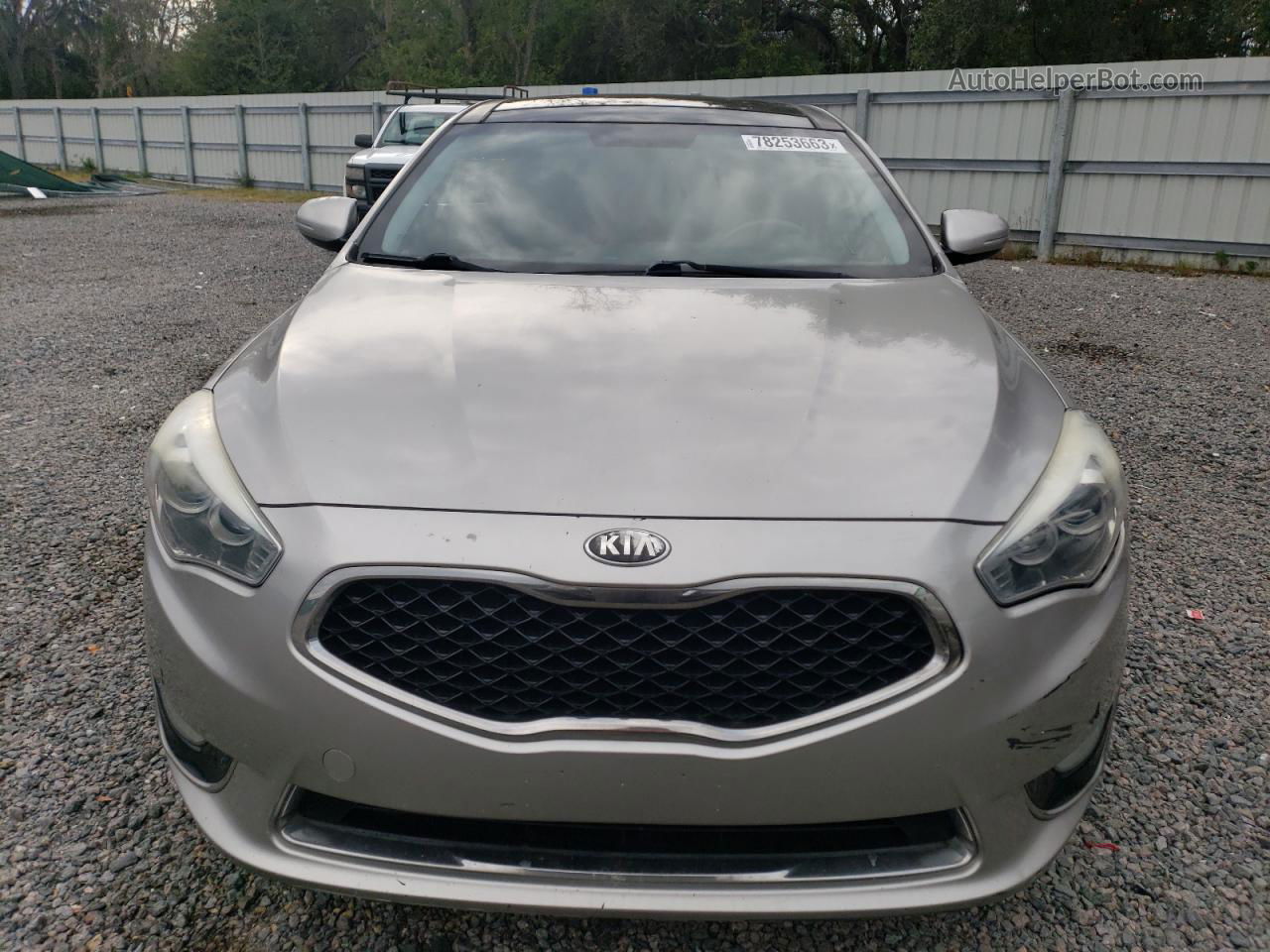 2014 Kia Cadenza Premium Серебряный vin: KNALN4D72E5150907