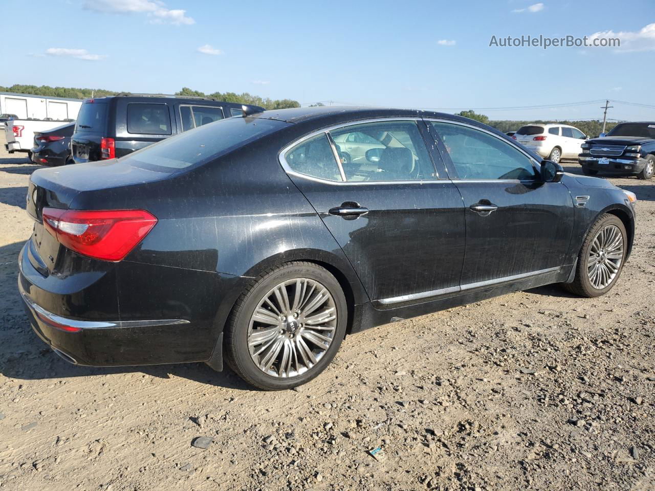 2016 Kia Cadenza Luxury Black vin: KNALN4D72G5209165