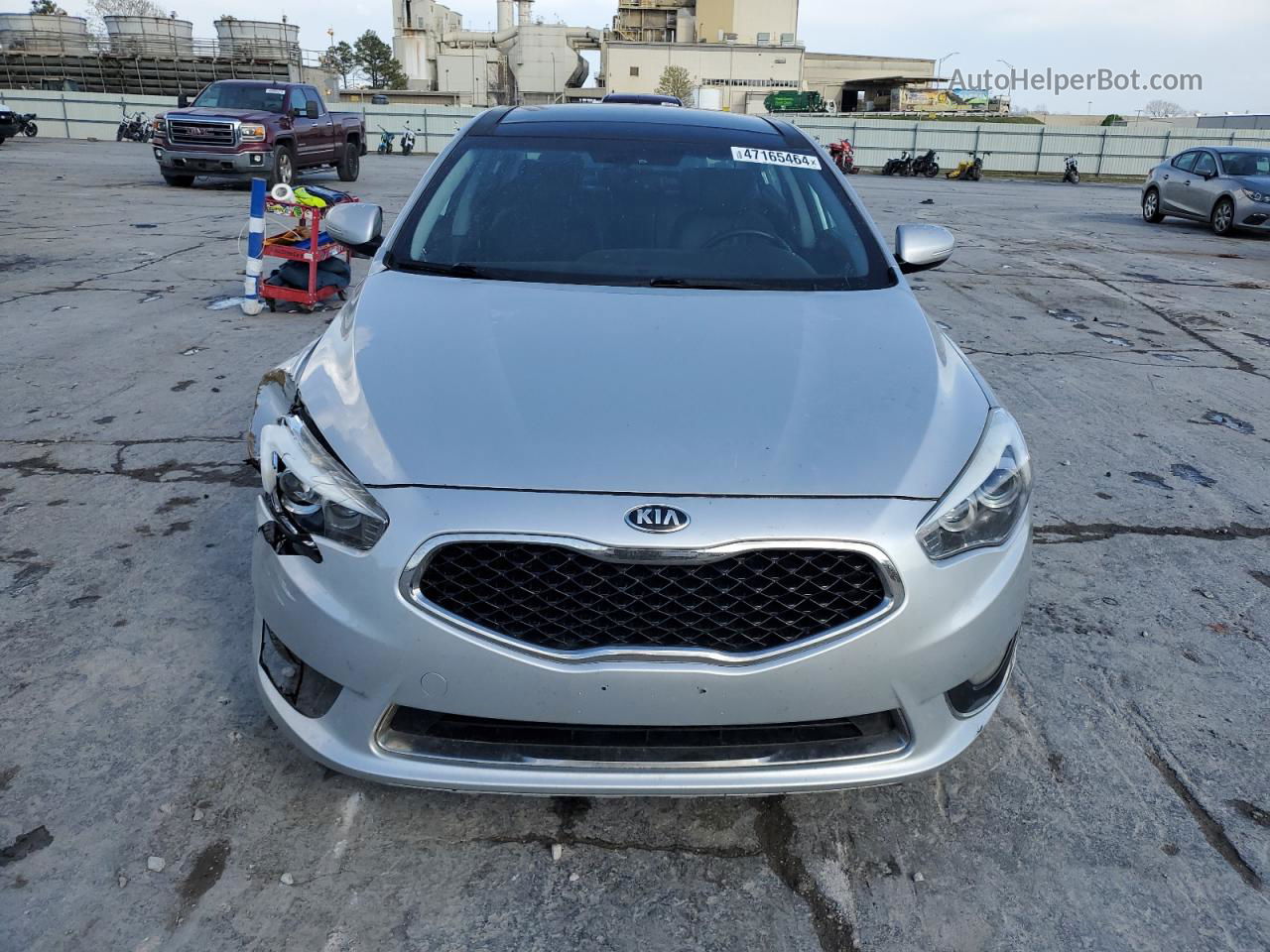 2016 Kia Cadenza Luxury Silver vin: KNALN4D72G5211076