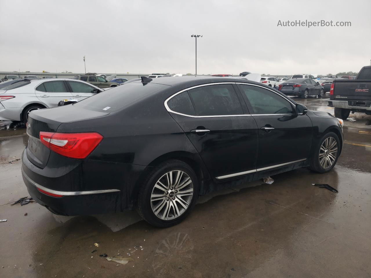 2016 Kia Cadenza Luxury Black vin: KNALN4D72G5216357