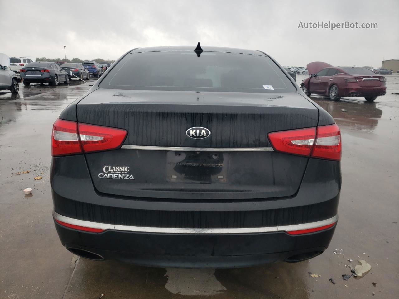 2016 Kia Cadenza Luxury Black vin: KNALN4D72G5216357