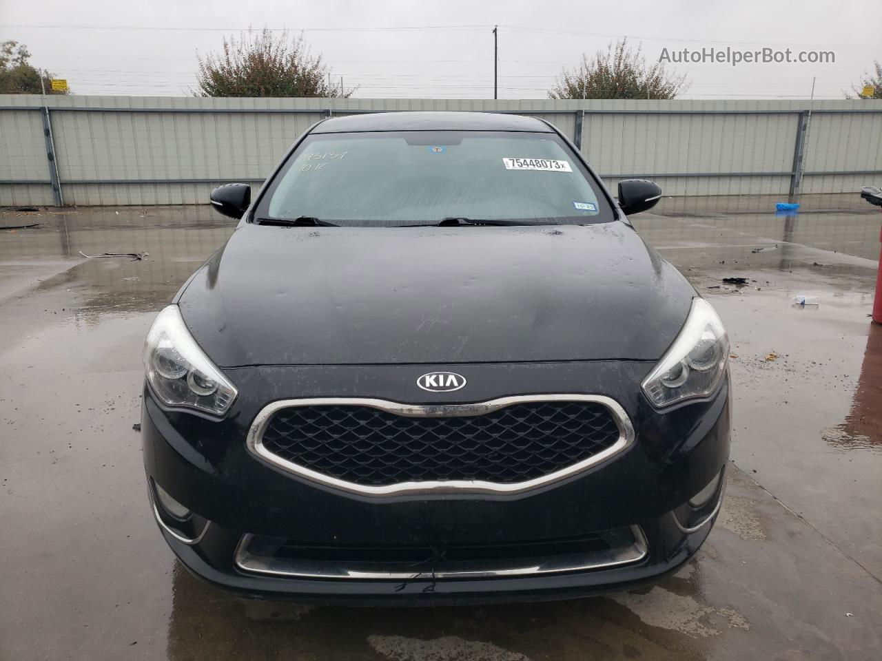 2016 Kia Cadenza Luxury Black vin: KNALN4D72G5216357