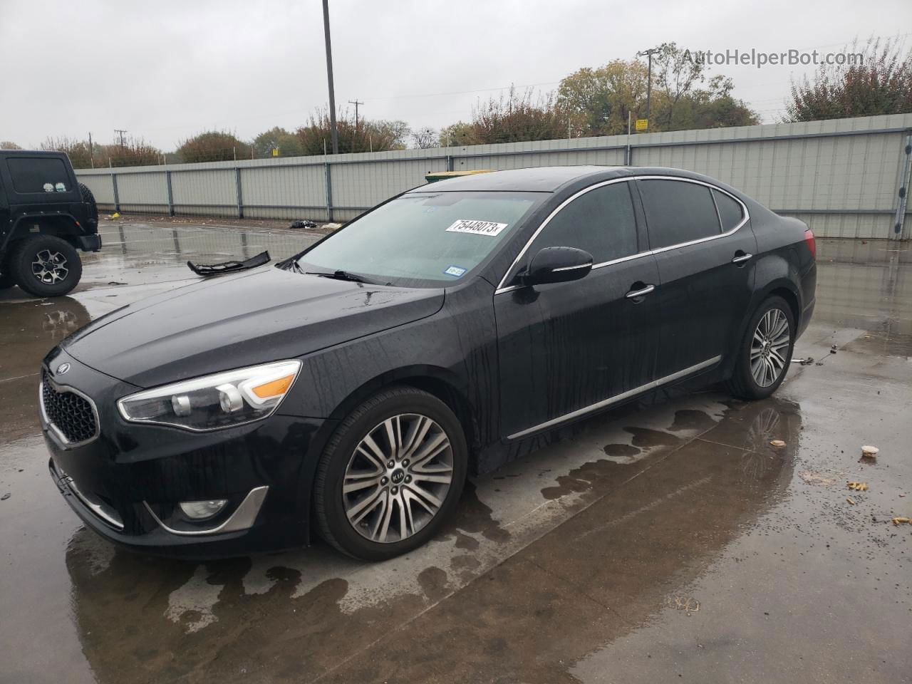 2016 Kia Cadenza Luxury Black vin: KNALN4D72G5216357