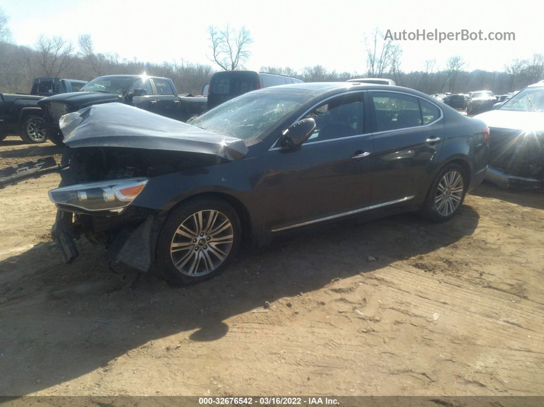 2016 Kia Cadenza Premium Синий vin: KNALN4D72G5218769