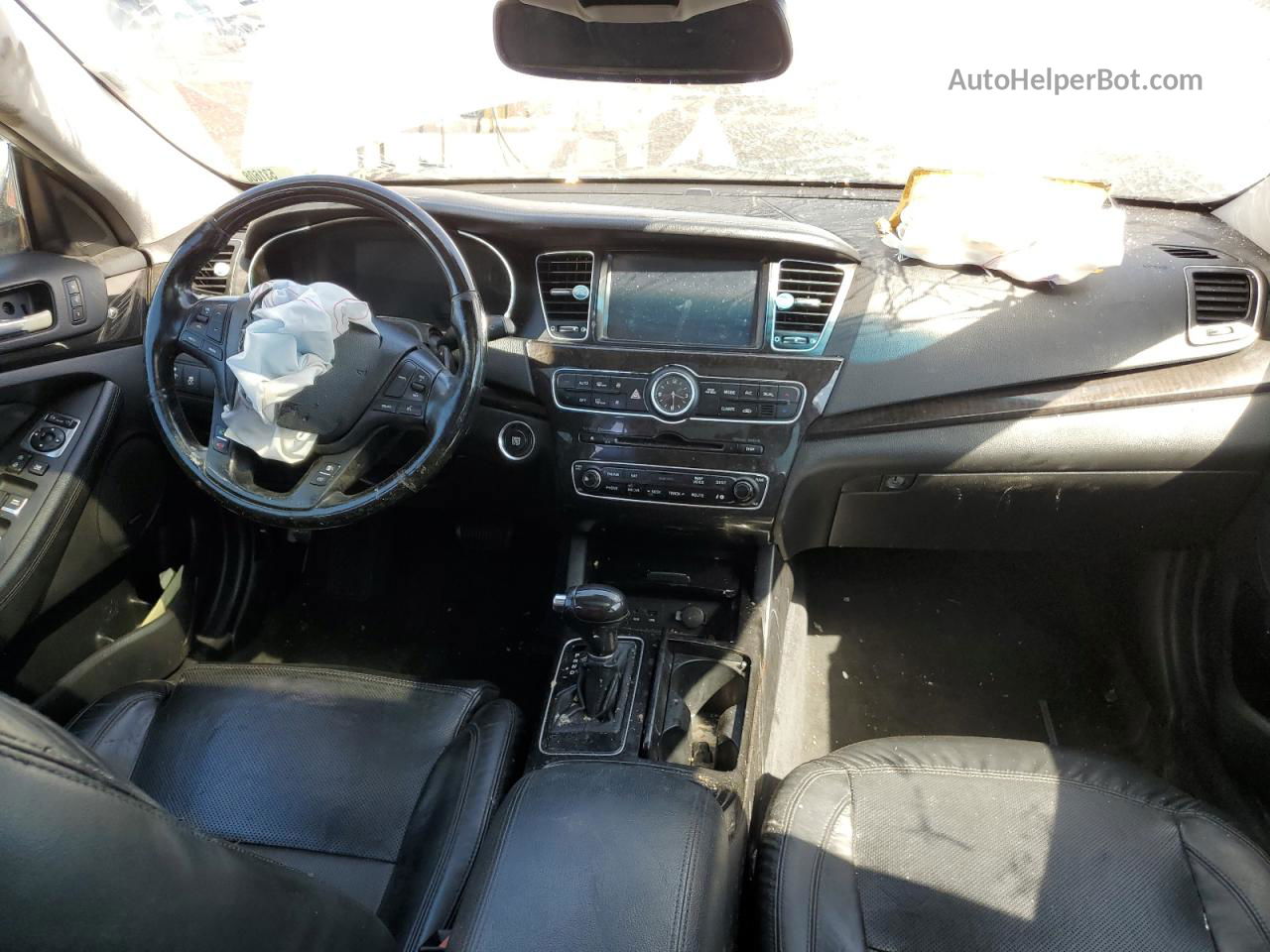 2014 Kia Cadenza Premium Серебряный vin: KNALN4D73E5129953