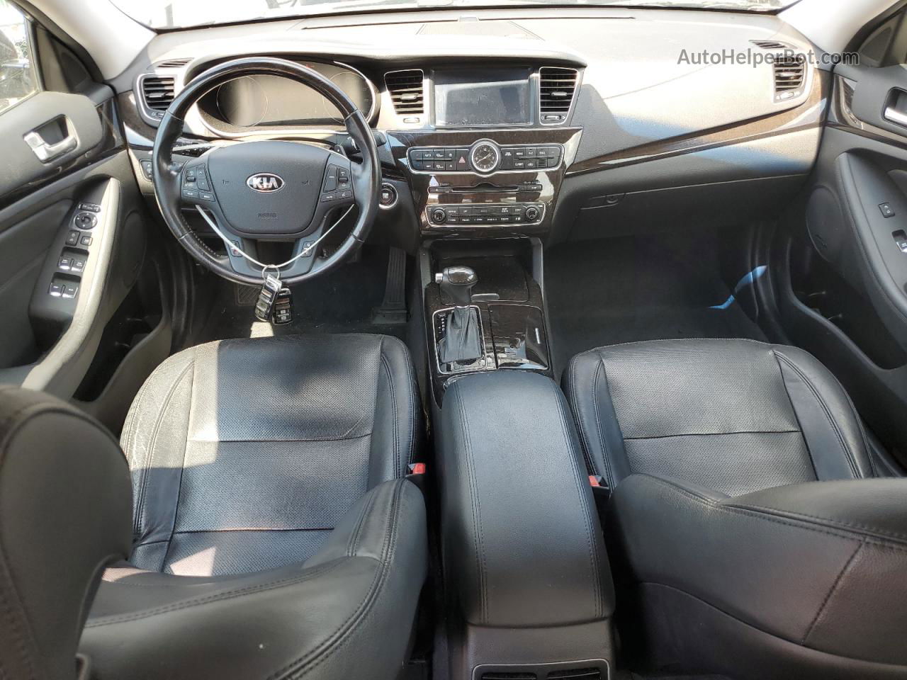 2014 Kia Cadenza Premium Серый vin: KNALN4D73E5133775