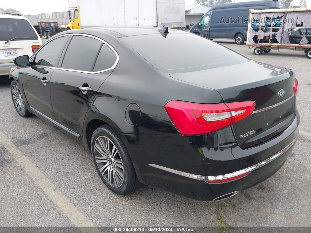 2014 Kia Cadenza Premium Черный vin: KNALN4D73E5135137