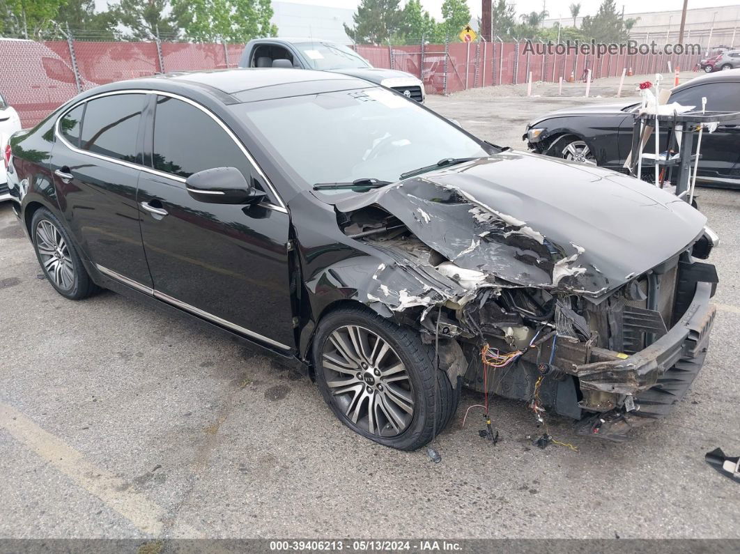 2014 Kia Cadenza Premium Черный vin: KNALN4D73E5135137