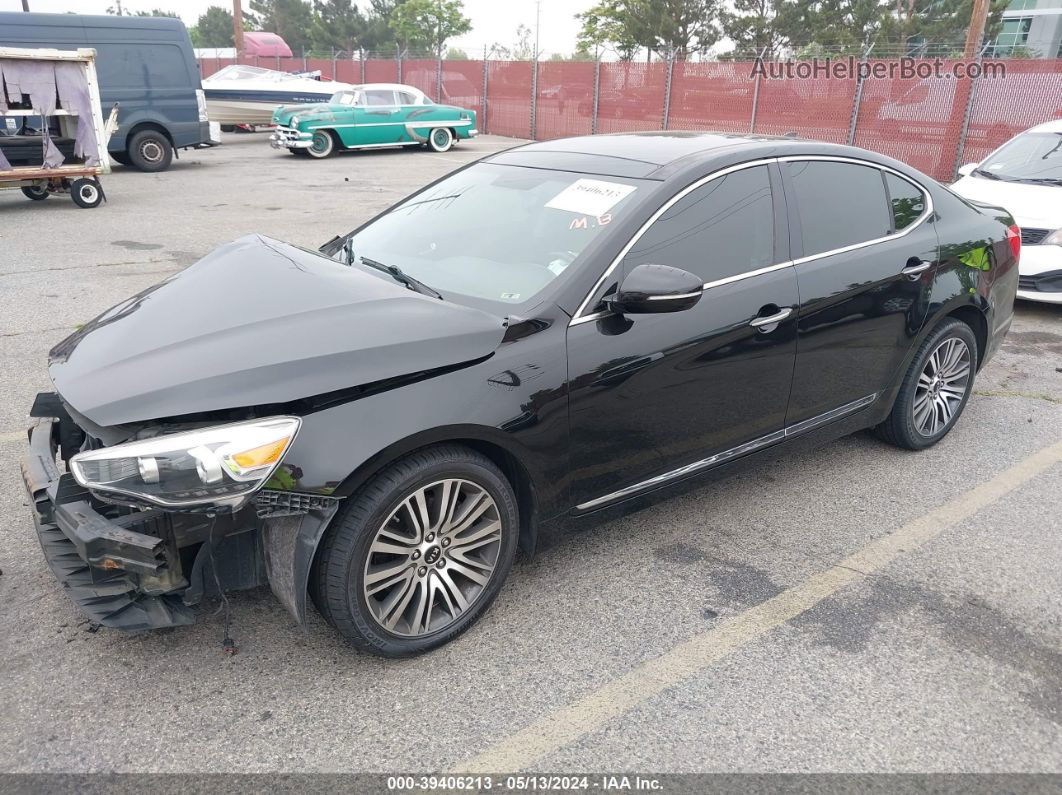 2014 Kia Cadenza Premium Black vin: KNALN4D73E5135137