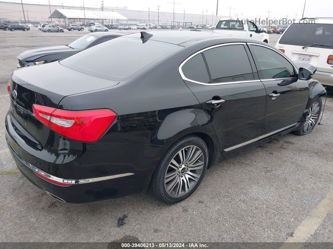 2014 Kia Cadenza Premium Черный vin: KNALN4D73E5135137