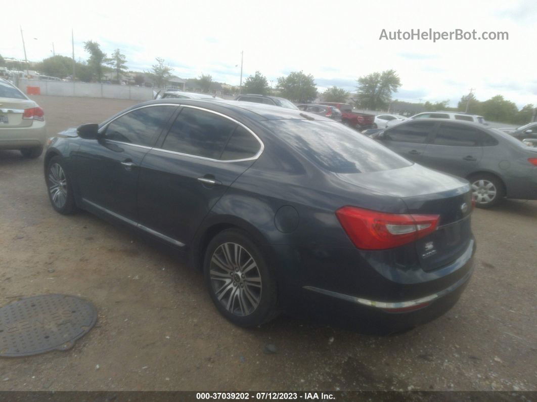 2014 Kia Cadenza Premium Blue vin: KNALN4D73E5142220