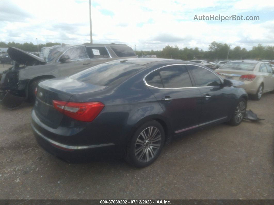 2014 Kia Cadenza Premium Blue vin: KNALN4D73E5142220