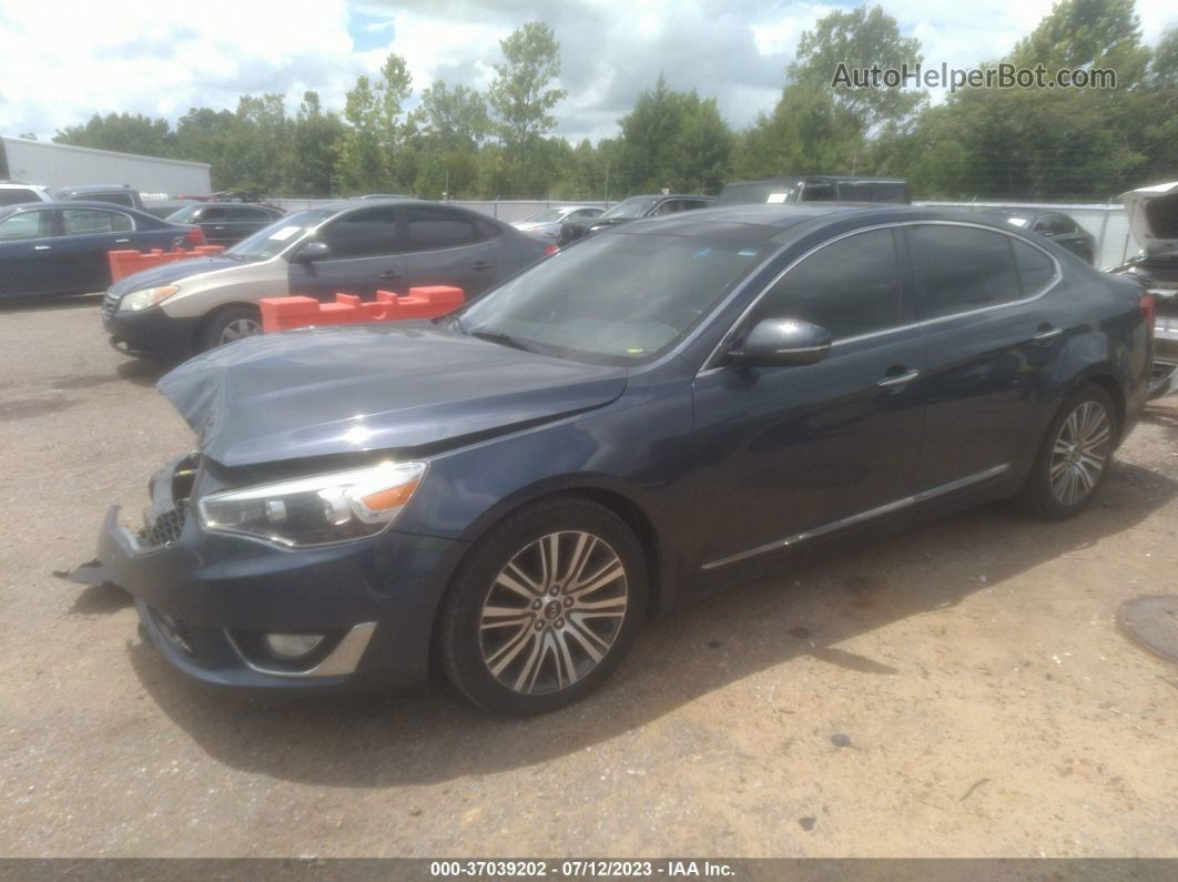 2014 Kia Cadenza Premium Blue vin: KNALN4D73E5142220