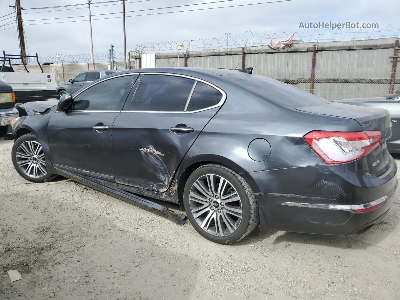 2014 Kia Cadenza Premium Gray vin: KNALN4D73E5149068