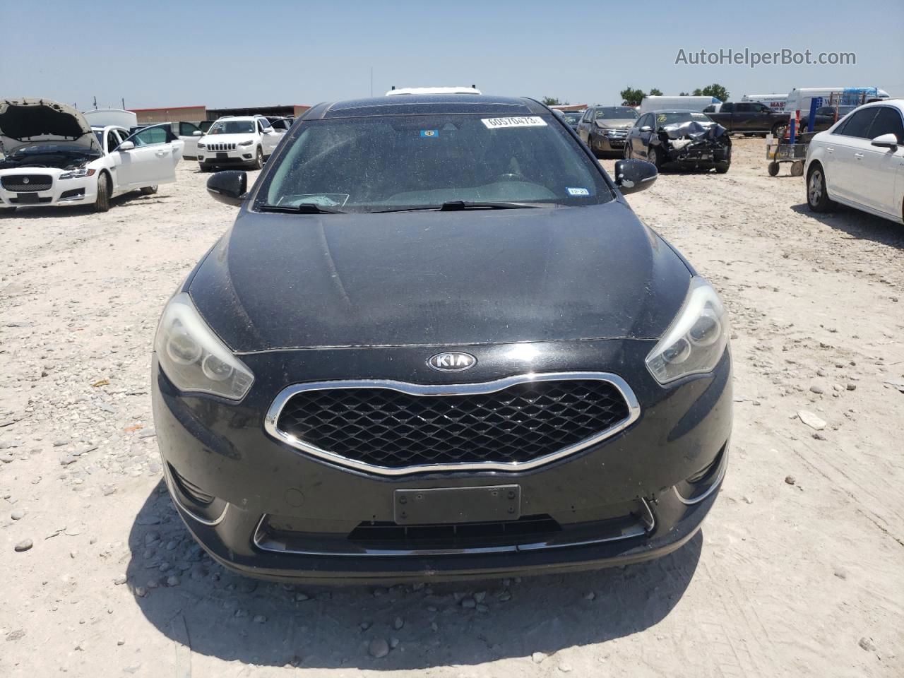 2014 Kia Cadenza Premium Черный vin: KNALN4D73E5153864