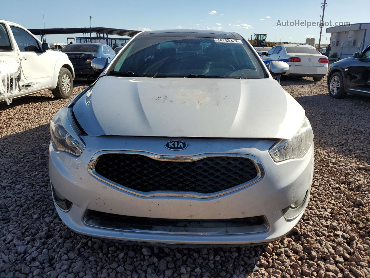 2016 Kia Cadenza Luxury Silver vin: KNALN4D73G5199116