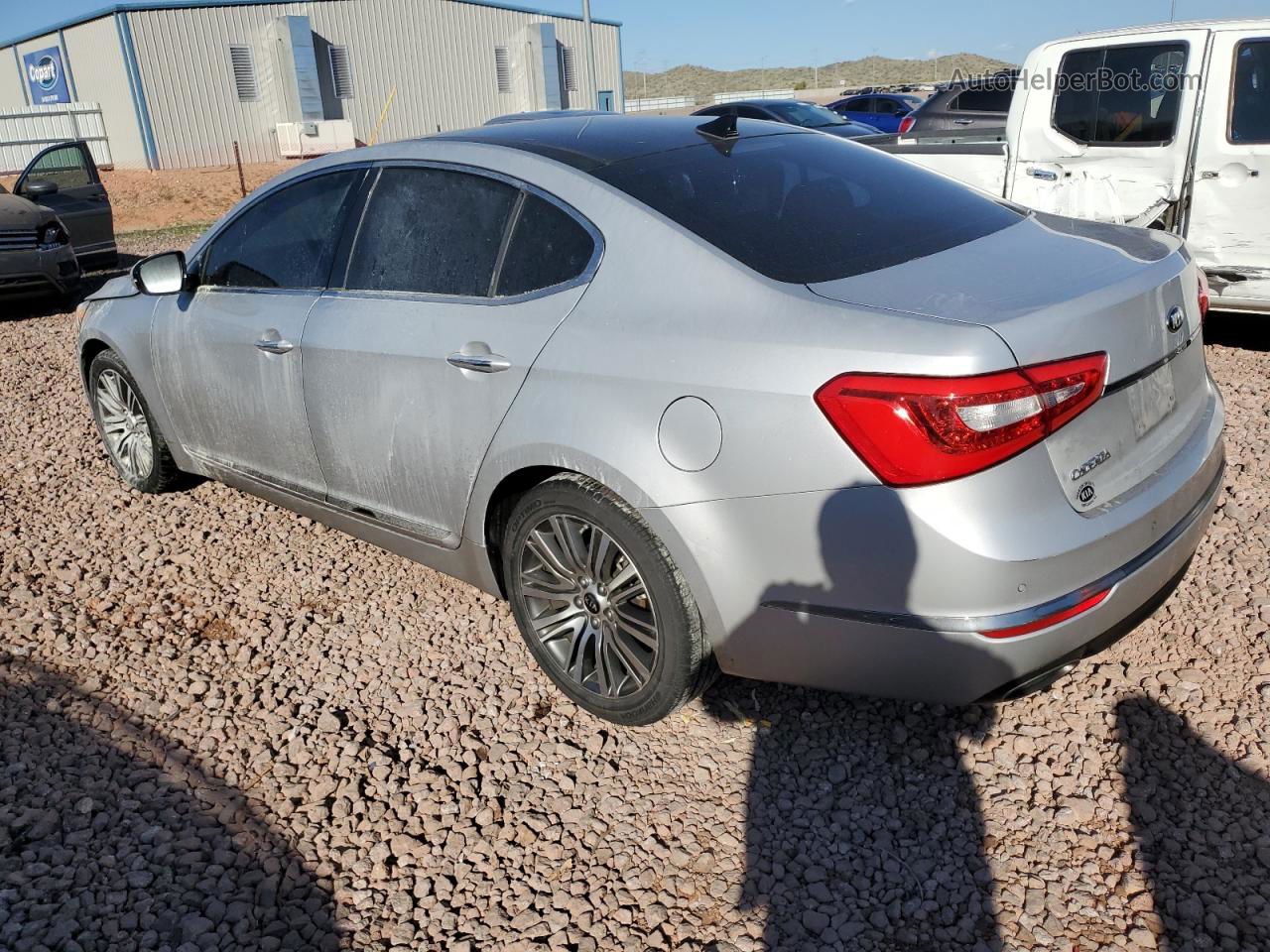 2016 Kia Cadenza Luxury Silver vin: KNALN4D73G5199116