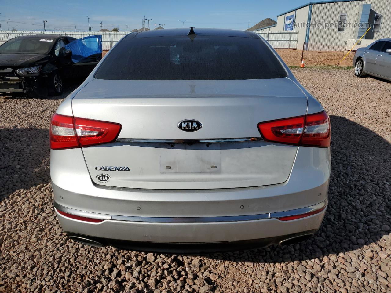 2016 Kia Cadenza Luxury Silver vin: KNALN4D73G5199116