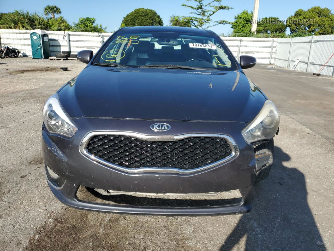 2016 Kia Cadenza Luxury Gray vin: KNALN4D73G5206954